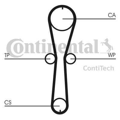 ENGRANAJE DE DISTRIBUCIÓN Z BOMBA CONTITECH CT915WP2  