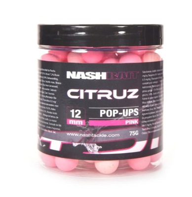 Nash Citruz Pop Ups Pink 12mm 75g