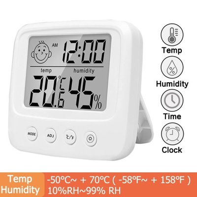 LCD Electronic Digital Thermometer Hygrometer Portable Mini Indoor Outdoor
