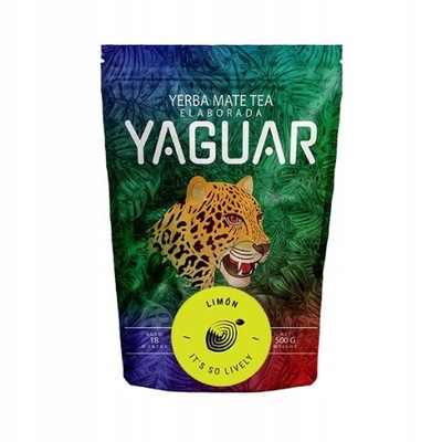 Yerba Mate Yaguar Limon Cytrynowa 0,5kg 500g