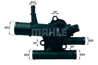 Термостат dacia nissan opel renault mahle фото №1