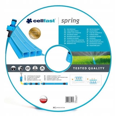 Wąż zraszający 7.5m Cellfast Spring 19-021