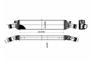 HART INTERCOOLER AUŠINTUVAS ORO A4 2.0TDI 07- 