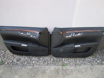 Mercedes s w 221 обшивка обивка дверь перед фото №1