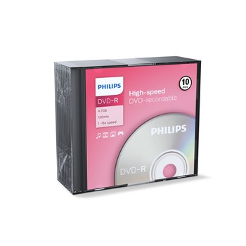 Philips Płyta Dvd-R 4,7Gb Slim 10 Szt.- JJON