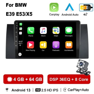 ANDROID 13 RADIO DE AUTOMÓVIL DSP IPS RD PARA BMW E39 E53 X5 AUTORADIO RDS RADIO GPS  