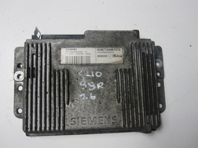 Бортовой компьютер блок управления renault clio 1.6 99r фото №1