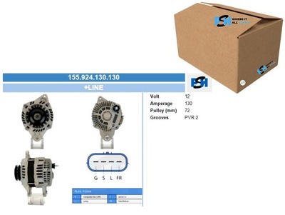 ГЕНЕРАТОР MITSUBISHI 130A ГЕНЕРАТОР BV PSH