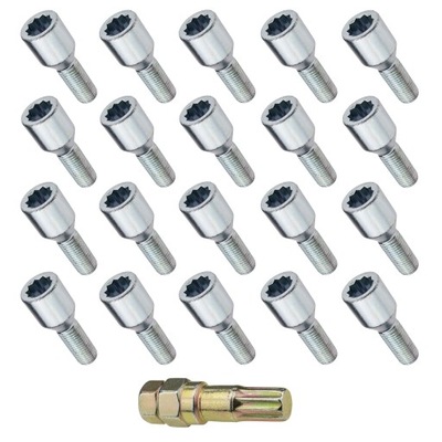 TORNILLOS WASKIE M12X1,75 LLAVES TORX PARA KOL ALUFELG VOLVO 850 S70 V70 I II 3  