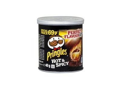 Pringles Hot and spicy ostre czipsy 40g