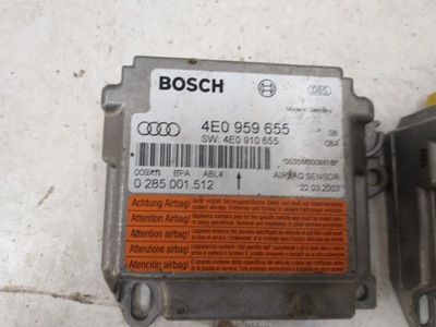 Модуль датчик подушка безопасности audi a8 d3 4e0959655 фото №1