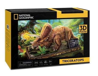 PUZZLE 3D NATIONAL GEOGRAPHIC TRICERATOPS