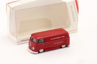 SCHUCO VOLKSWAGEN T1 BUS PORSCHE Renndien Red 1:87