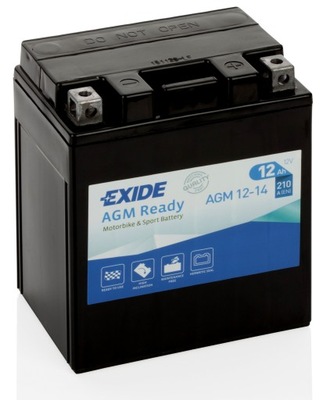 АККУМУЛЯТОР EXIDE AGM12-14 12AH 210A