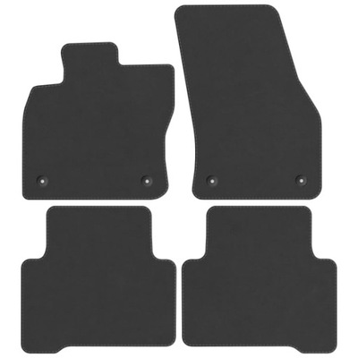 VW FOR MAKE MATS VELOUR POLIAMID LUX GRAPHITE  