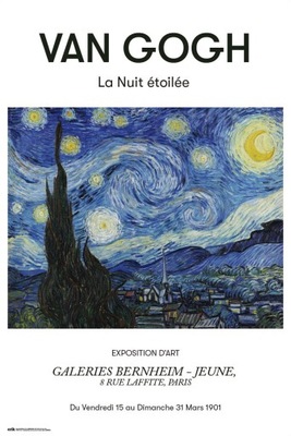 Plakat ścienny Van Gogh La Nuit Etoilee 61x91,5 cm