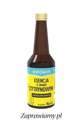 Esencja o smaku CYTRYNOWYM 40ml - na 4l BROWIN