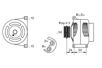 GENERADOR FIAT 500 1,2 12- MAGNETI MARELLI  