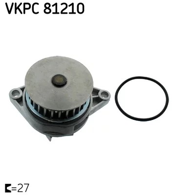 BOMBA DE AGUA VW GOLF 3 1,4/1,6 IBIZA 1,4 SKF VKPC81210  