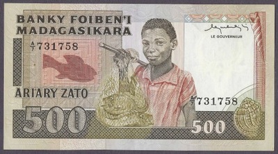 Madagaskar - 500 francs 1983-87 (aUNC)