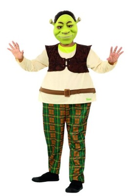 Strój Shreka Shrek Zielony Ogr Ogra Oryginalny dla DZIECI rozm. 110-122 cm.
