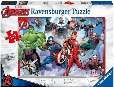 Puzzle 125 elementów Gigant Avengers