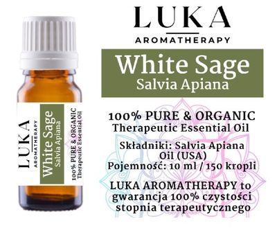 Biała Szałwia olejek White Sage Salvia Apiana USA