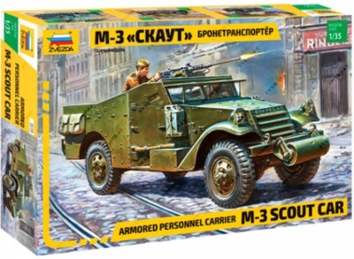 M3 Scout armored car (Zvezda 3519) 1:35