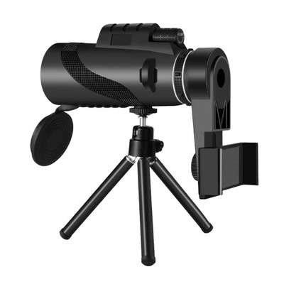 teleskop monokularowy czarny