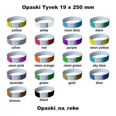 Opaski Tyvek 1000 sztuk