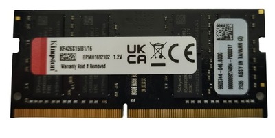 PAMIĘĆ RAM KINGSTON HYPERX 16GB DDR4 2666MHZ