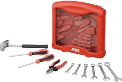 ZESTAW NARZĘDZI RĘCZNYCH SKIL 10 elementów