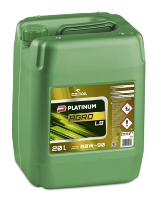 ACEITE ORLEN PLATINUM AGRO LS 80W90 20L DO MASZYN ROLNICZYCH TRAKTOR INDICADOR  