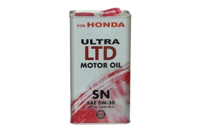 HONDA5W304L/OLE МАСЛО FANFARO HONDA 5W-30 4L API SN