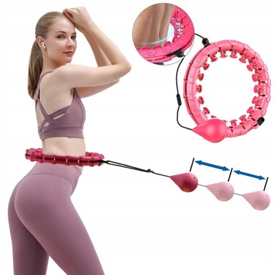 KEEP FIT HULA-HOOP Z ORZECHOWYM MASAŻEM