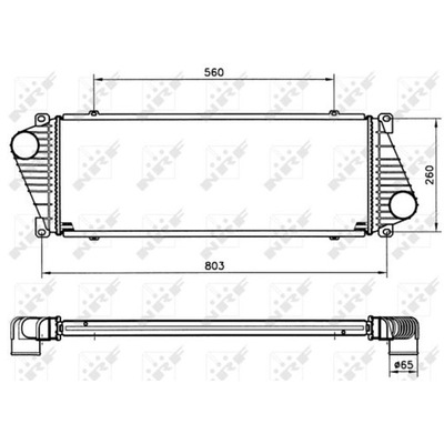 NRF INTERCOOLER DB SPRINTER 208-412 TDI/CDI  