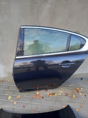 Двері лівий задня jaguar xf lift sedan чорні фото №1