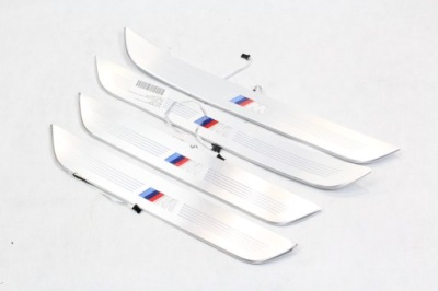 Накладки пороговые декоративные mpakiet bmw g11 lci фото №1