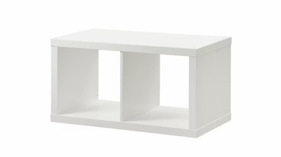 IKEA KALLAX Regał, biały, 77x41 cm