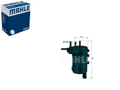 MAHLE ФІЛЬТР ПАЛИВА 1640000Q0K 8200458397 770106361