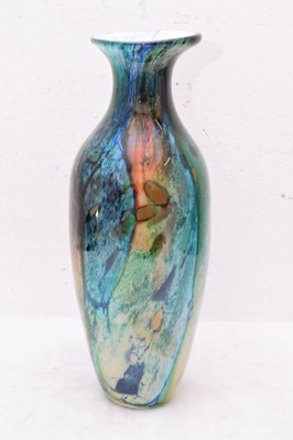 Szkło Murano - NIEBIESKI wazon waza - flakon