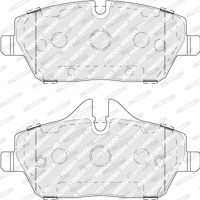 Гальмівні колодки гальмівні ferodo fdb5092 фото №1