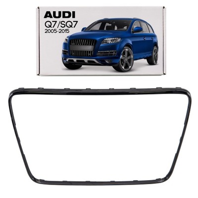 Audi q7 sq7 4l 2005-2015 czarna рамка решетка 4l0853651b фото №1