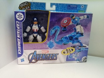 Marvel Avengers Bend N Flex Captain America Ice Mission