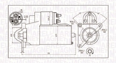 MAGNETI MARELLI MQS373 ARRANCADOR MAGNETI MARELLI  