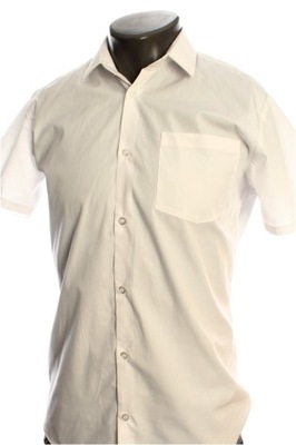 Koszula elegancka biała stylowa slim fit r. M