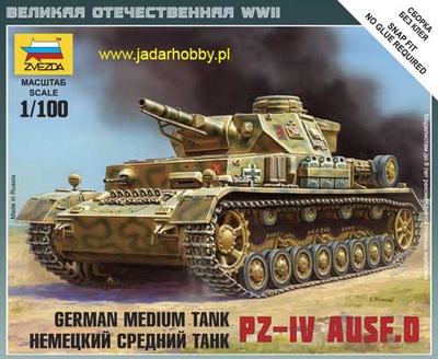 Zvezda 6119 1/100 German Tank PANZER III