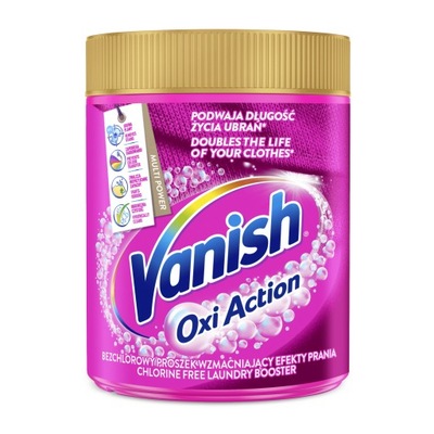 Vanish Oxi Action Pink Odplamiacz do kolorów 470g