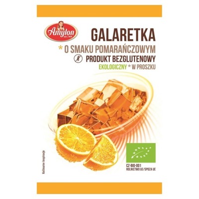 AMYLON Galaretka O Smaku Pomarańczowym BIO 40g