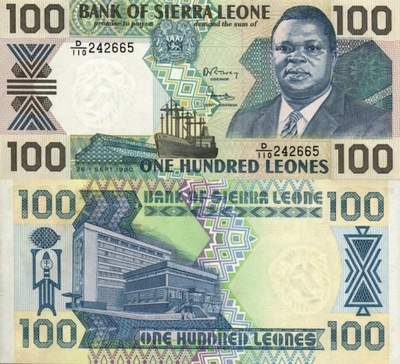 # SIERRA LEONE - 100 LEONES - 1990 - P-18 - UNC
